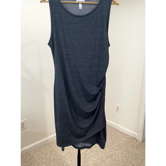✨HOST PICK✨Leith Charcoal Gray Ruched Bodycon Tank Dress - Size XL (NWT) - Picture 5 of 8